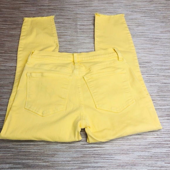 Lucky Brand Yellow Ava Mid Rise Crop - Picture 14 of 16